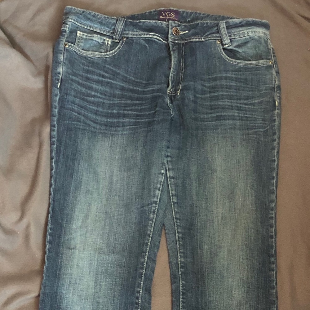 Straight leg jeans
